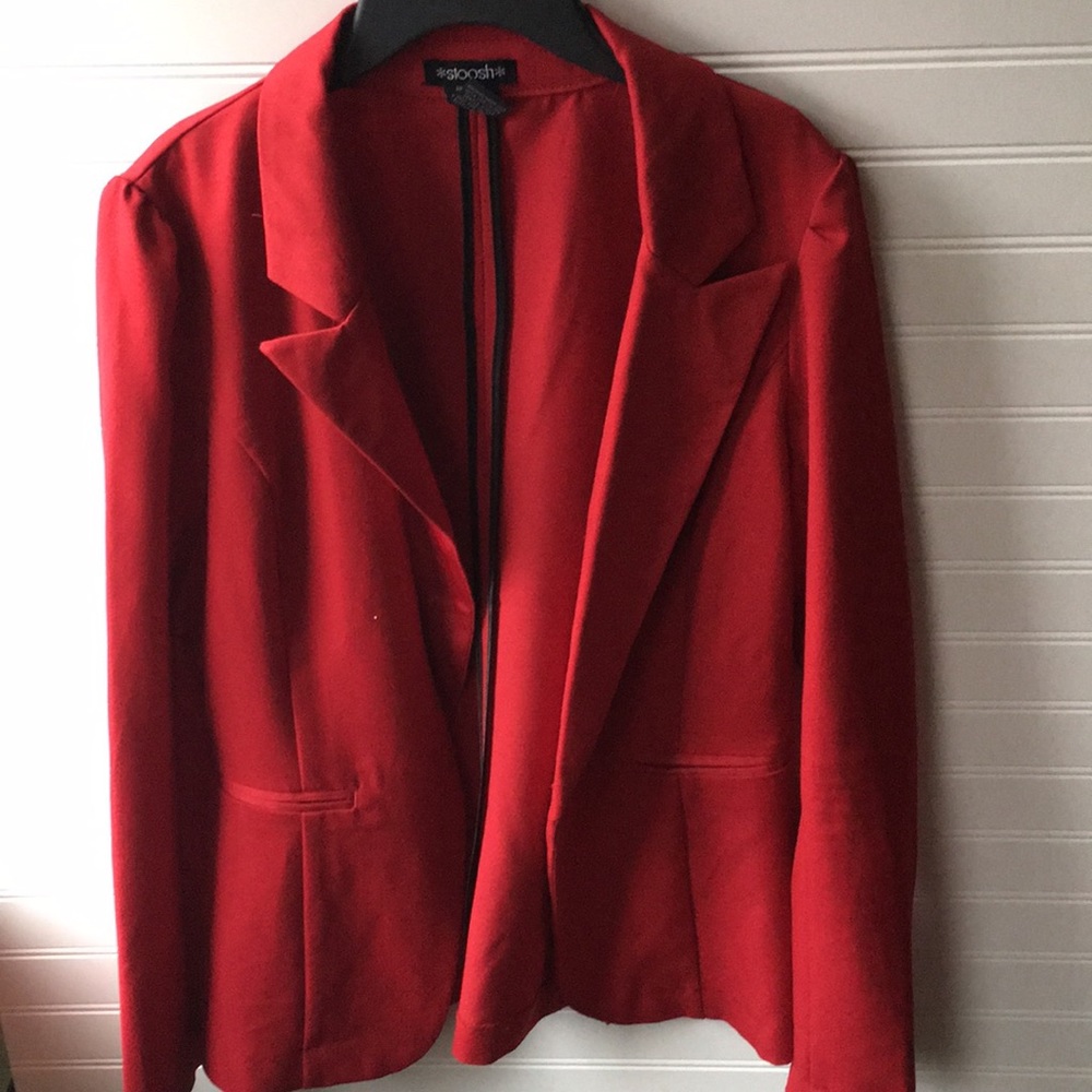 Red dress a blazer - Picture 1 of 3